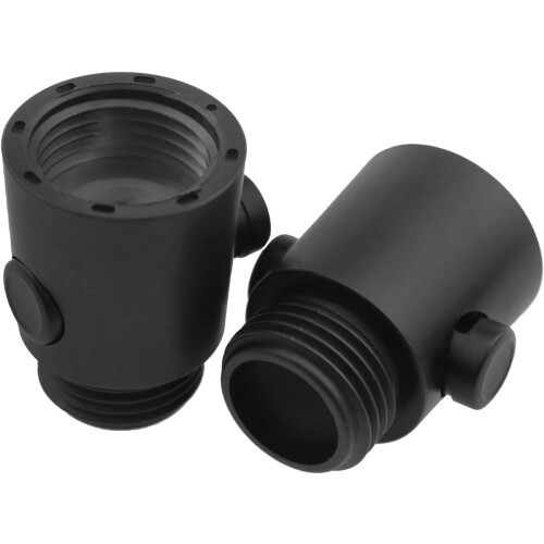 Shower Flow Control Valve G1/2 Matte Black OneButton Shut Off Regulator for Universal Shower 2PCS 1