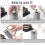 Feiona Toothpick Holder Dispenser, Pop-Up Automatic for Kitchen Restaurant, Compatible with Thickening Toothpicks, Grey 5