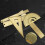 Mini Retro Brass Ruler Triangle Ruler Protractor Measure Tools Cartography Ruler 6