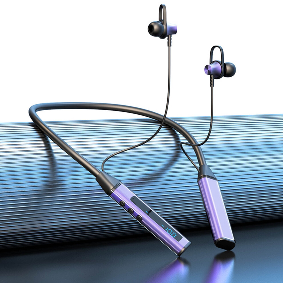 Headphones Gnobogi Wireless Bluetooth Headphones Hanging Neck Extra Heavy Bass Card Sports Bluetooth Headphones Earbuds Portable Audio Clearance 9130661607957