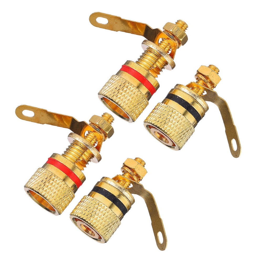 Speaker Binding Post Terminal Connector For Loudspeaker Plugs Amplifier Equipment 9170372834259