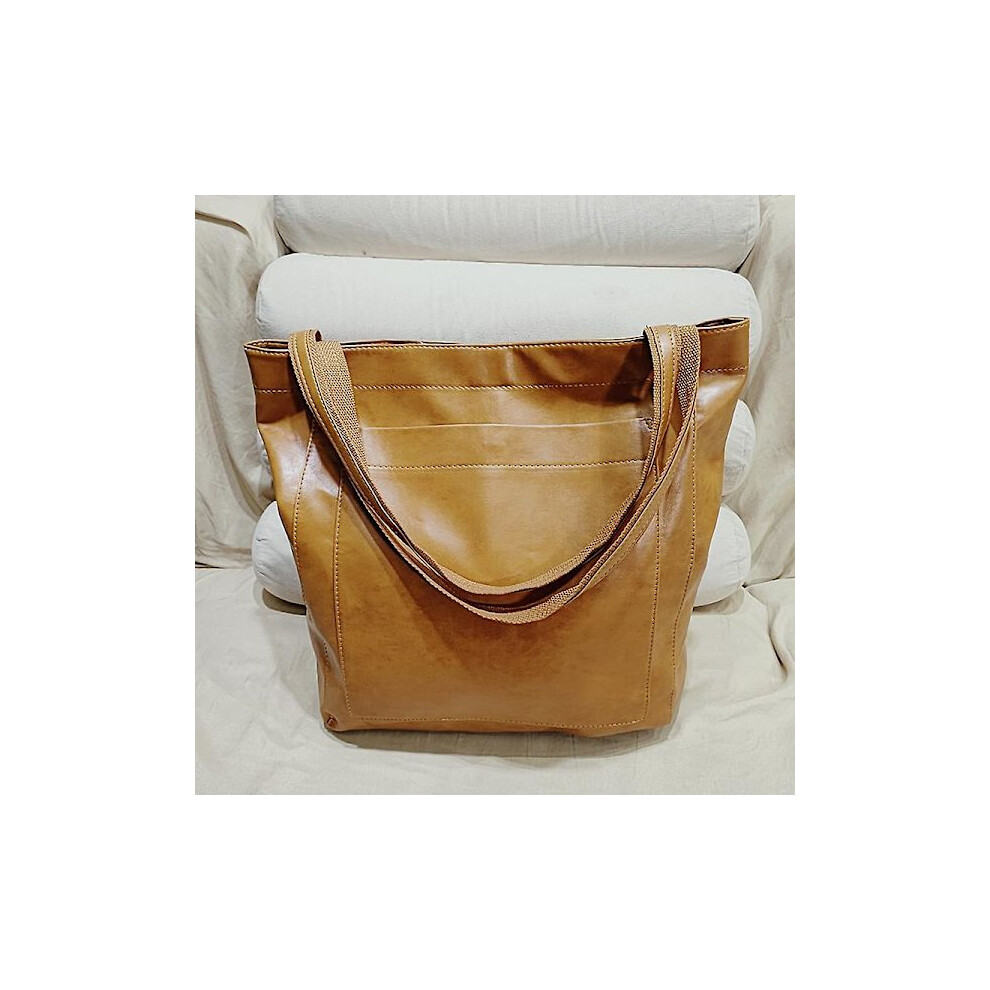Women Autumn Winter Canvas Bag Shoulder Bag Crossbody Messenger Bag Large Handbag Tote Yellow 9165521383528