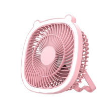 Portable 3-Speed USB Fan with Night Light, Wall-Mounted Mini Fan for Home, Compatible with Indoor Desk Use