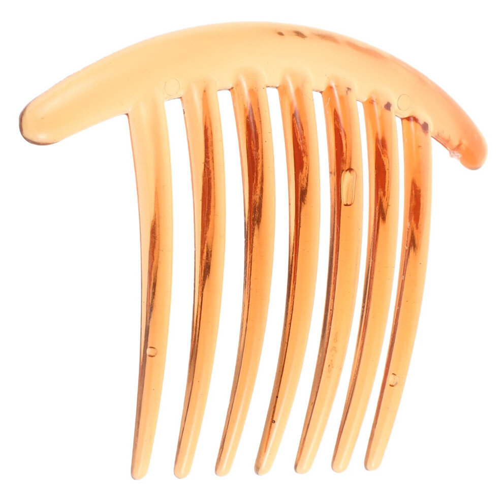 Unisex 2Pcs French Side Comb For Women Wide Tooth Hair Combs Gentle Styling Teeth Elegant Decorative Design