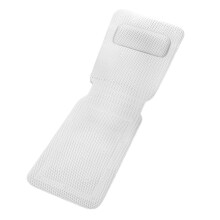 NonSlip Full Body Bathtub Pillow with Neck Support and Suction Cups for Spa Relaxation