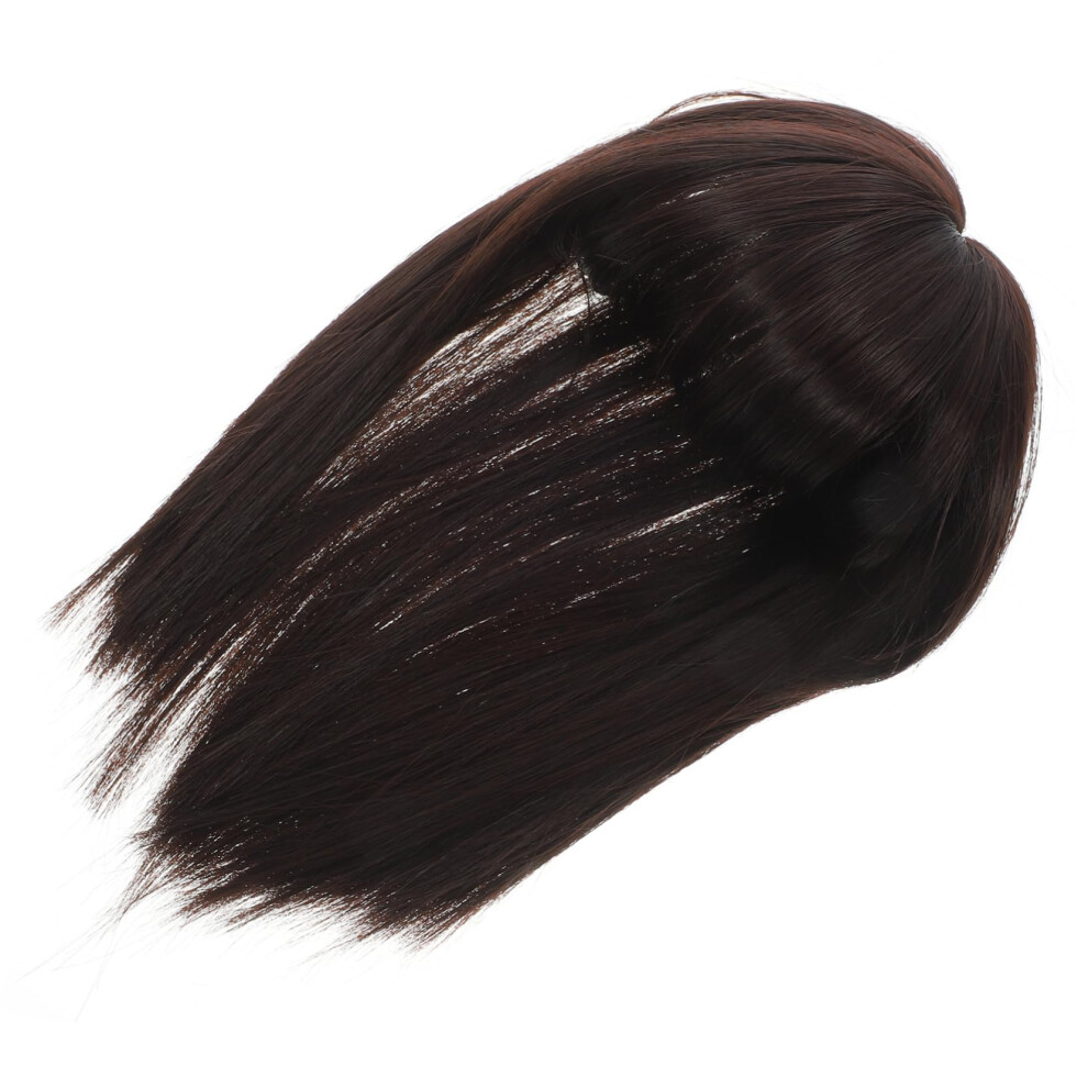 Unisex Hair Topper For Thinning Hair With Natural Texture, Clip In Wiglet For Women Short Hairstyles