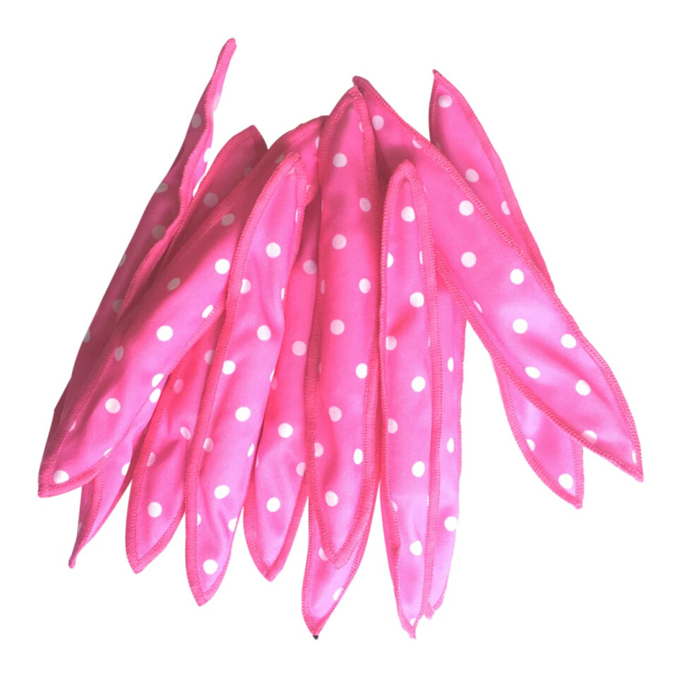 Heatless Hair Curlers 30pcs Rabbit Ear Overnight Hair Rollers for Natural Waves and Bangs Styling
