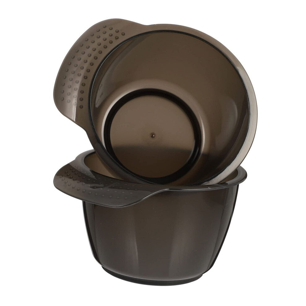 Hair Dye Mixing Bowl Set with Ergonomic Handle and Highlighting Cup for Salon and Home Use