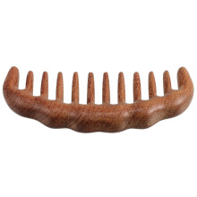 Wooden Hair Comb Wide Tooth Detangling for Curly Thick Hair Gentle Scalp Massage Static