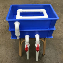 Large Outdoor Fish Pond Filter with 5Layer Filtration and Oxygen Boost Pipe for Koi and Turtle Tanks