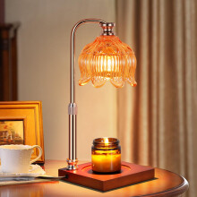 Candle Warmer Lamp with Timer and Dimmer, Adjustable Height Wax Melting Light for Home Decor Gold