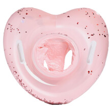 Inflatable Pool Tube Baby Swim Ring with Safety Seat AntiRollover Design for 6+ Months Toddlers