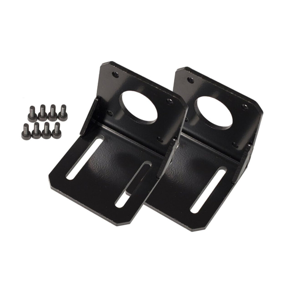 2 Pack Motor Mounting Bracket With Screws For Secure Motor Positioning And Precise Hole Alignment 9455672613705