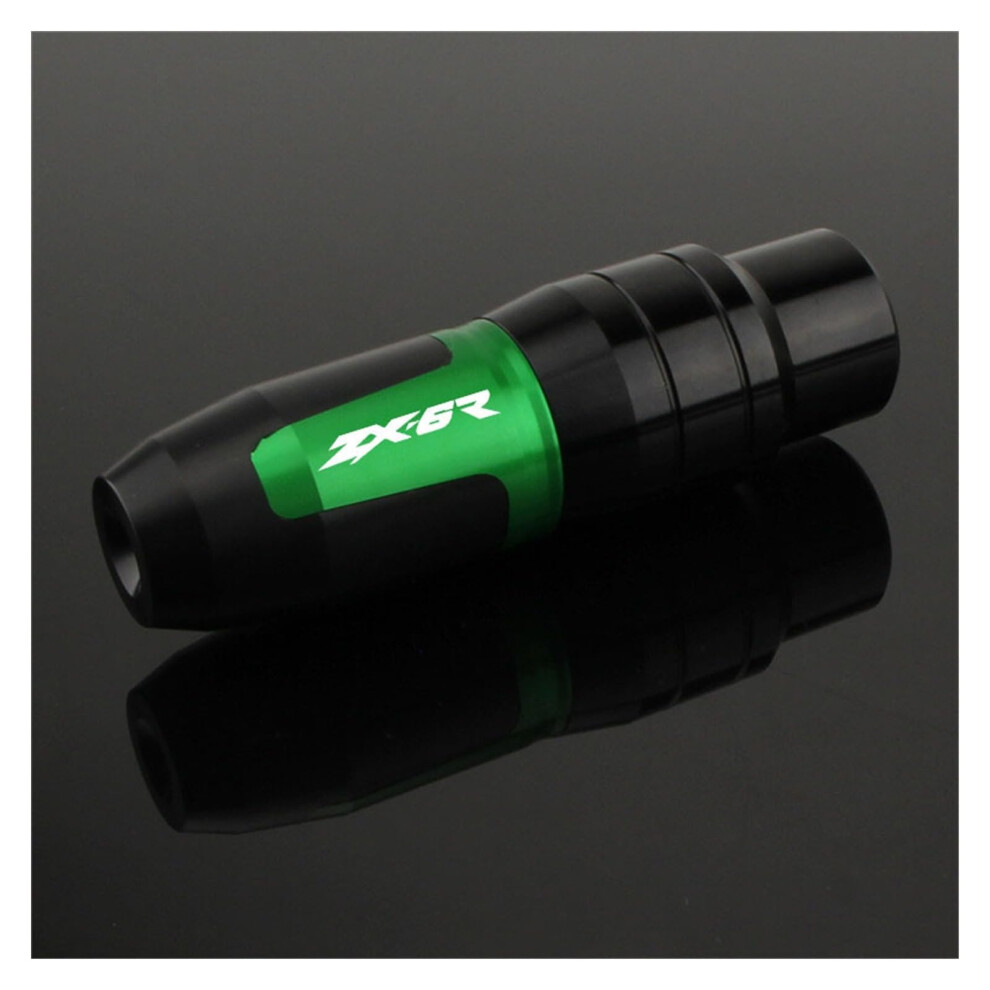 Cnc Aluminum Frame Sliders Antifall Motorcycle Crash Protector Kit For Kawasaki Zx6r Green 9455672613927