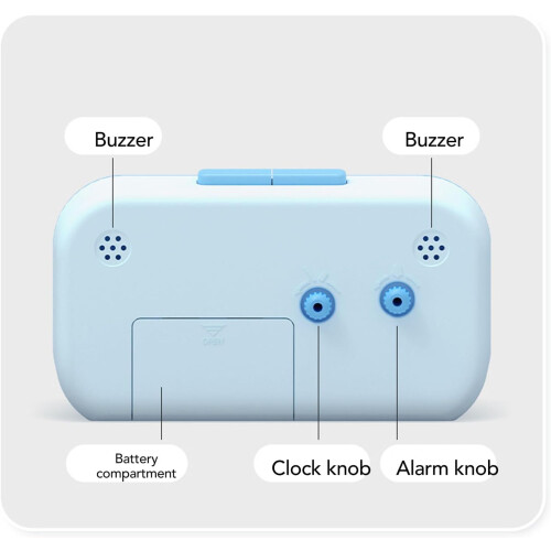 Visual Timer for Kids, 60 Minute Countdown Clock with Silent Operation and Loud Alarm for Study, Home, School 2
