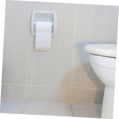 Retractable Toilet Paper Holder Chrome 3pcs Spring Loaded Rods Wall Mounted Quick Roll Replacement 1