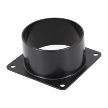 75MM ABS Wall Flange Connector for Ventilation Pipe Air Ducting Connection