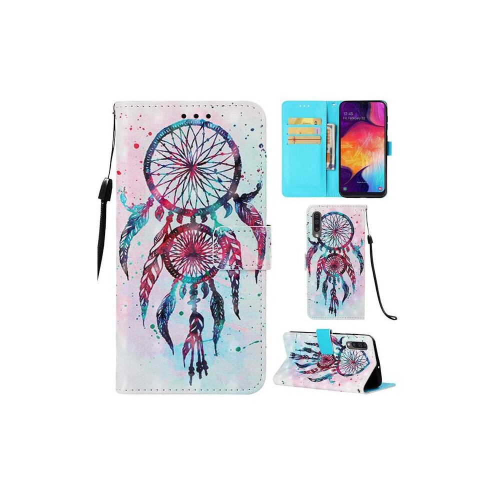 Wallet Case Compatible With Samsung Galaxy A50 Â Dreamcatcher Green/Red 9009879034117