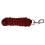8' Braided Cotton Lead Rope (Red) 1