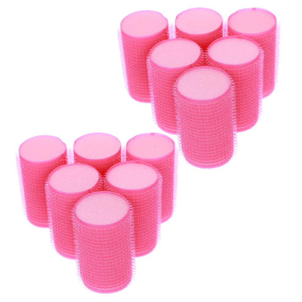 12pcs Soft Sponge Hair Rollers for Heat Overnight Curls and Volume, SelfAdhesive Design