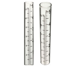CieloMeraviglioso Glass Rain Gauge, 5" Accurate Measurement and Clear Calibration