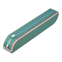 Hariumiu Film Dispenser Plastic Wrap Cutter Space-saving Convenient Magnetic Adsorption Home Kitchen Refrigerator