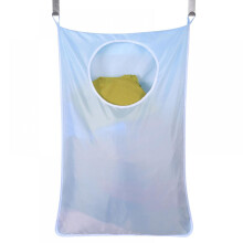 Hanging Laundry Hamper Bag with Over Door Hooks, Best Choice for Holding Dirty Clothes and Saving Space, Hanging Laundry Bag