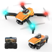 Viflosae Foldable FPV Drone with Electronic Regulation, Dual 1080P WiFi Camera, Gesture Control, Compatible with RC Quadcopter