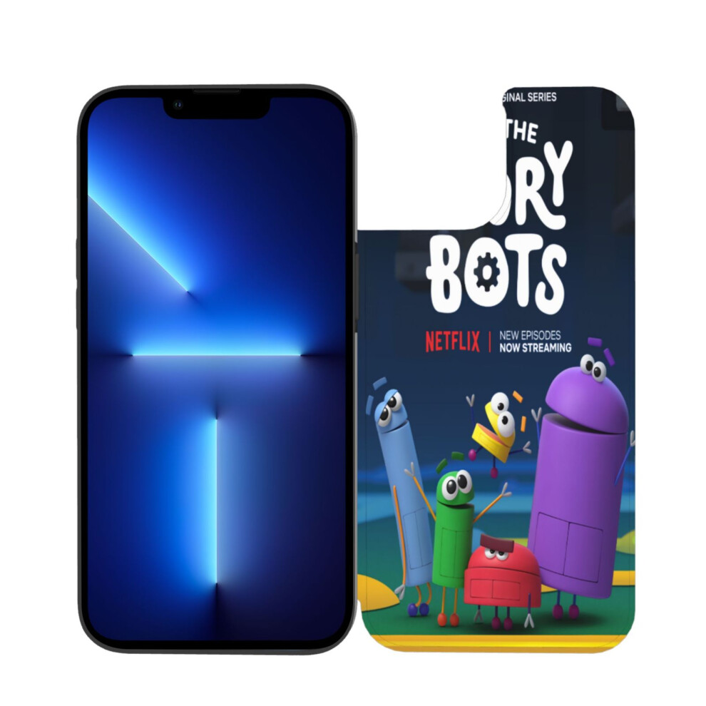 Ask The Storybots Compatible With Iphone 13 Phone Case, Leather Case Magnetic Closure Flip Cell Phone Cover For Compatible With Iphone 13 Dual Camera 9180479496687