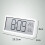 Digital Wall Clock Humidity Display Electronic Clock WHITE White 2