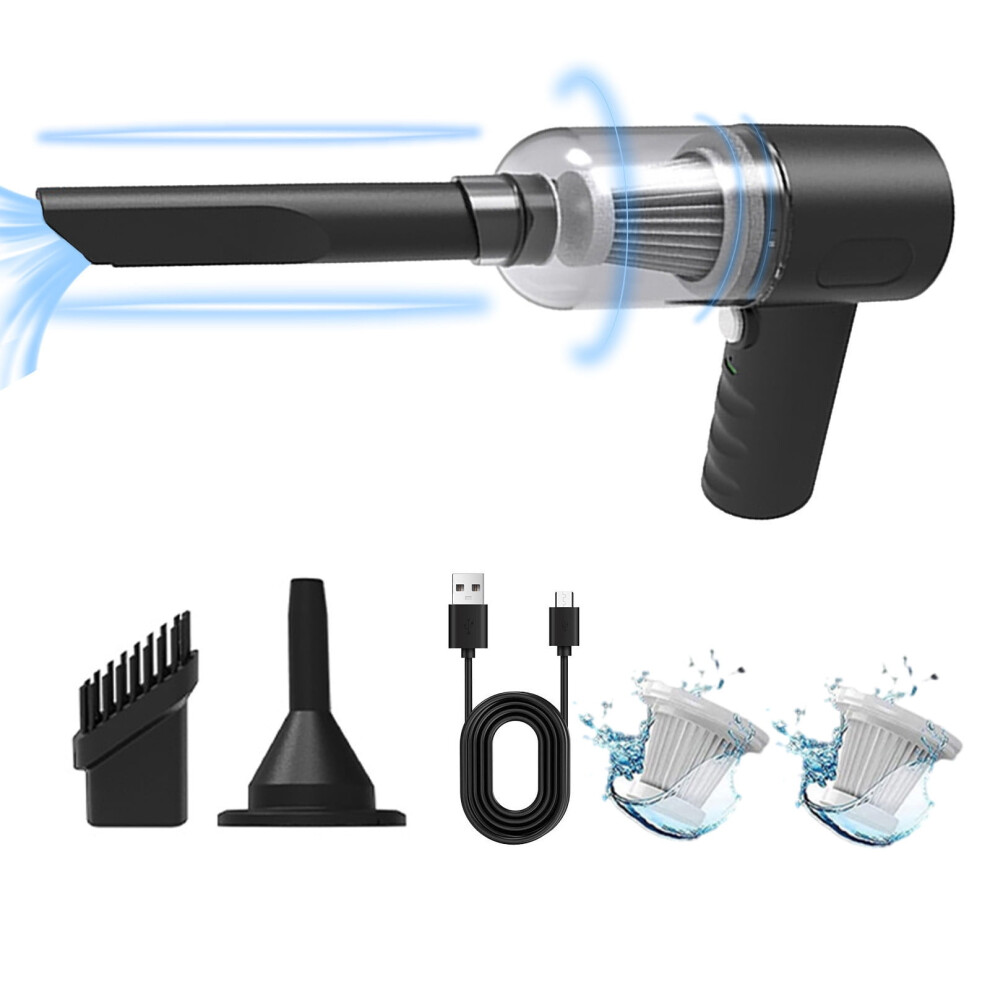Yobolk 120W Mini Vacuum Cleaner, Handheld For Home & Car, Portable With Usb, 2 Filters, Powerful Suction - Compatible With Car & Home Use 9180479498230