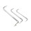 XIANXIAN Right Angle Screwdriver Set, 90 Offset Flat & Phillips Head, Bent Low Profile Screw Driver 1