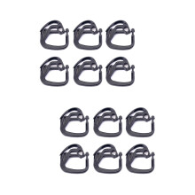 100 Pcs Greenhouse Accessories Curtain Hooks up Garden Supplies Sunshade Nets Black Clips