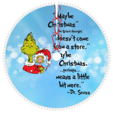 The Grinch World Travel Christmas Tree Skirt with Pom Trim,Holiday Christmas New Years Party Decorations 36
