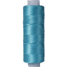 Threadart Pearl Cotton Thread, 75yd Spool Size 8, PEACOCK BLUE 807 - compatible with perle cotton projects - 40 colors available