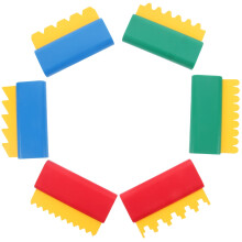 6Pcs Scraping Brush Diy Paint Brush Graffiti Draw Scraper Paint Scraper for Painting Accessories