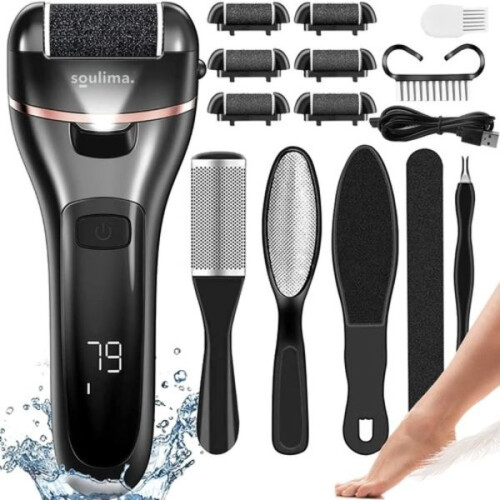 Electric Foot File with Accessories - Pedicure