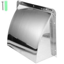 8 inch Exhaust Hood Vent Cap Outdoor Wall Vent Cover 304 Stainless Steel