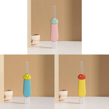 Cup Lid Cleaning Brush Pieces Cup Lid Detail Brush Mini Brush Suitable For Baby Bottles Milk Cups Glasses Compact Cleaning *3PCS