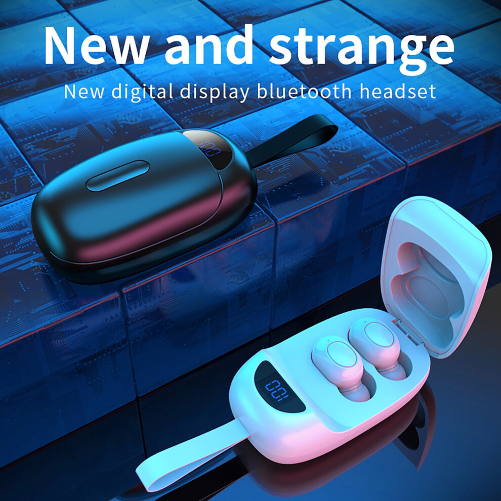 Eqwljwe Twins Bluetooth 5.0 Headset Wireless Dual Headphones Stereo Earphones Earbuds Bluetooth Headset Holiday Clearance 9557311691997