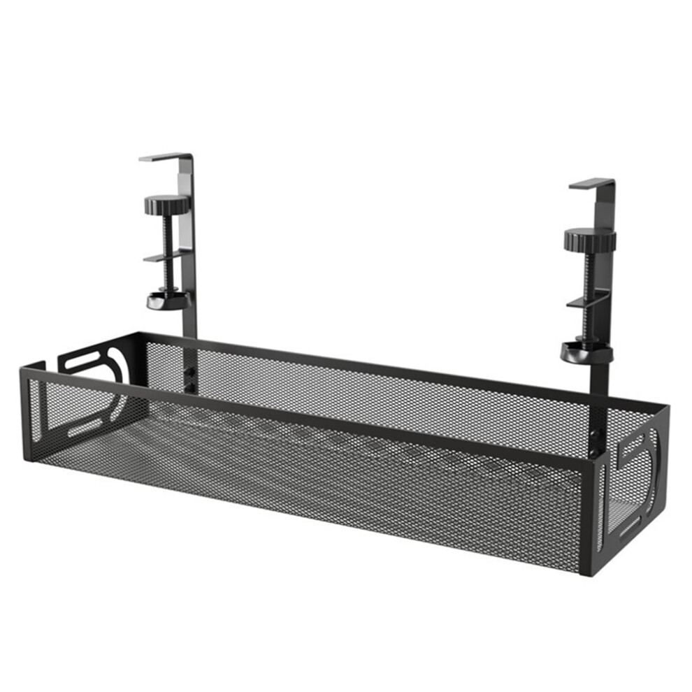 Electric Wire Desk Tray Office Organizer Cable Under Table Rack Management Storage Metal Wires Iron 9557311693939