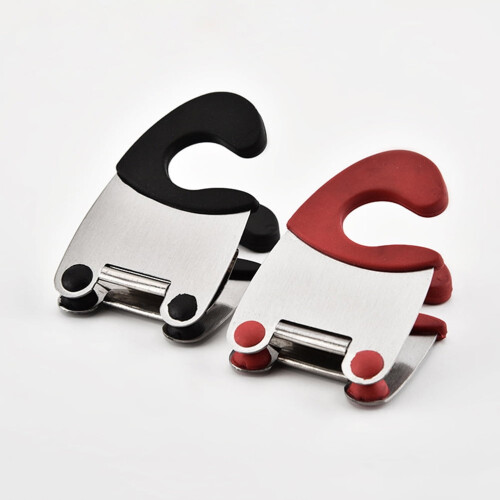 2 Count Kitchen Spoon Rest Clip for Pot Small Tools Stainless Steel 1