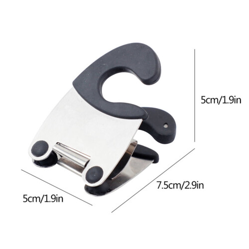 2 Count Kitchen Spoon Rest Clip for Pot Small Tools Stainless Steel 2