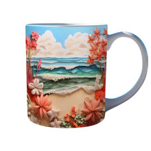 YOBOLK Clearance Water Bottles Mug 350ml Ceramic Coffee Mark Cup Tea Cup