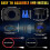 4 Pack LED Digital Voltmeter with Contact Switch,DC 12V 24V Car Voltmeter LED Digital Display Waterproof Voltmeter Panel 4