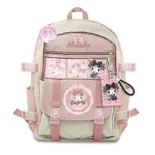 New Sanrio Kuromi Backpack Shoulder Bag Pompompurin My Melody Students School Bag Large Capacity Cartoon Cute School Bag type4 41cm x 31cm x 13cm