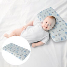 Cute Toddler Pillow 10x18Inch, Memory Cotton Breathable Sleeping Pillow for Kids, Travel, Nursery, Mini Bed Pillow