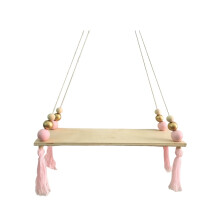 Cutainsforbedroom Kids' Décor Storage Shelves Rope Floating Wall Decor Wooden