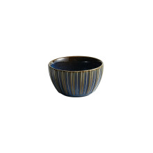 Ceramic Dinnerware Set with 4.5 Inch Rice Bowl and Fish Plate, Microwave Dishwasher Safe