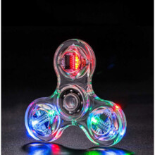 Luminous LED Fidget Spinner - Transparent AA